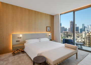 Suite mit Blick auf Downtown Dubai ©The Dubai EDITION